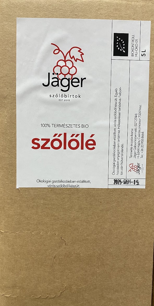 Szőlőlé 5L (Jäger)