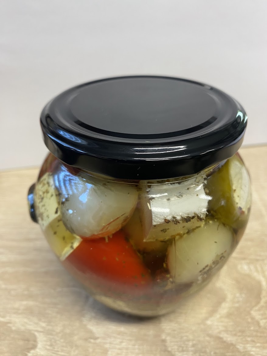 Krémfehér sajttal töltött válogatás (csipős, bazsalikomos) 540g (Ametiszt)