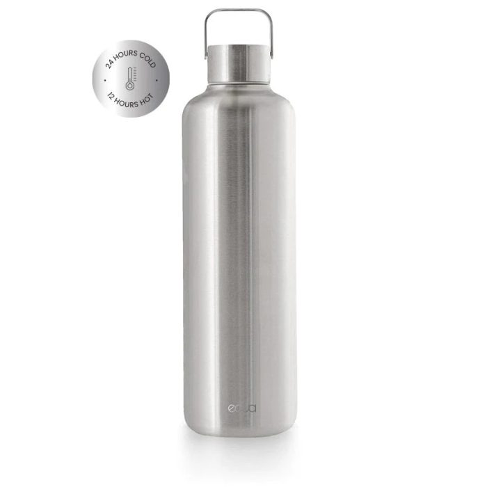 EQUA - Timeless duplafalú termoszkulacs EZÜST (1000 ml)