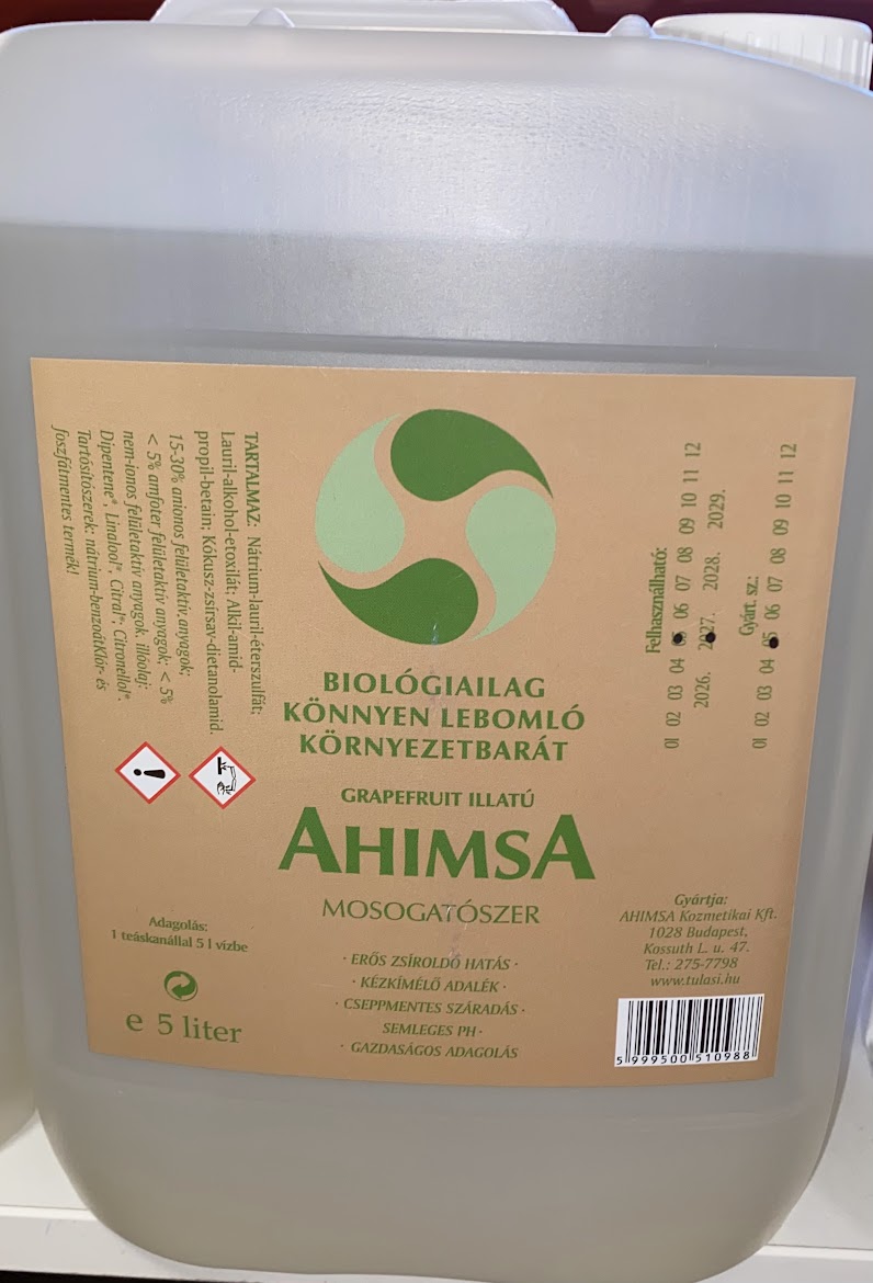 Ahimsa Mosogatószer Grapefruit