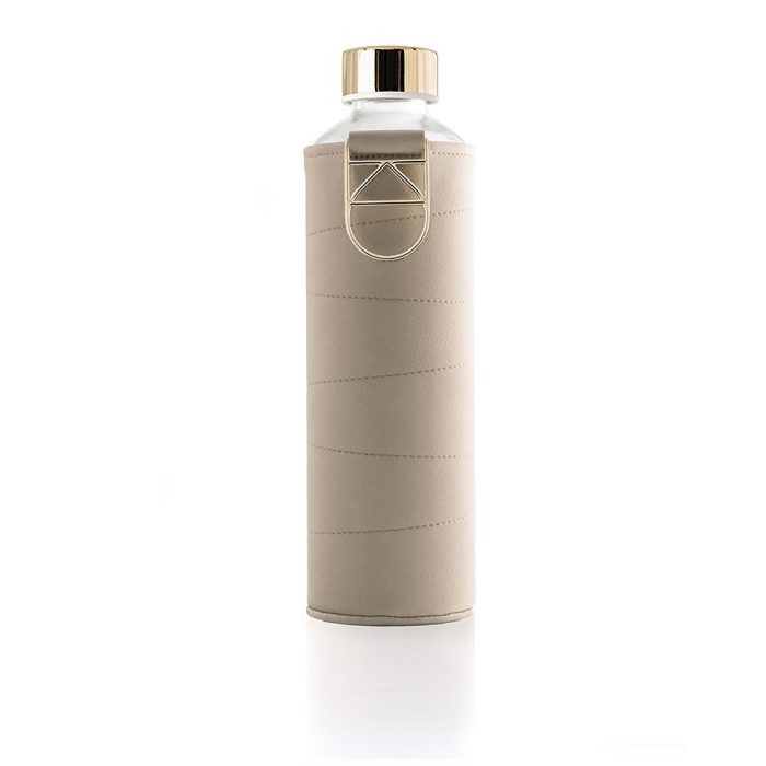 EQUA kulacs MISMATCH 750 ml, üveg Bézs