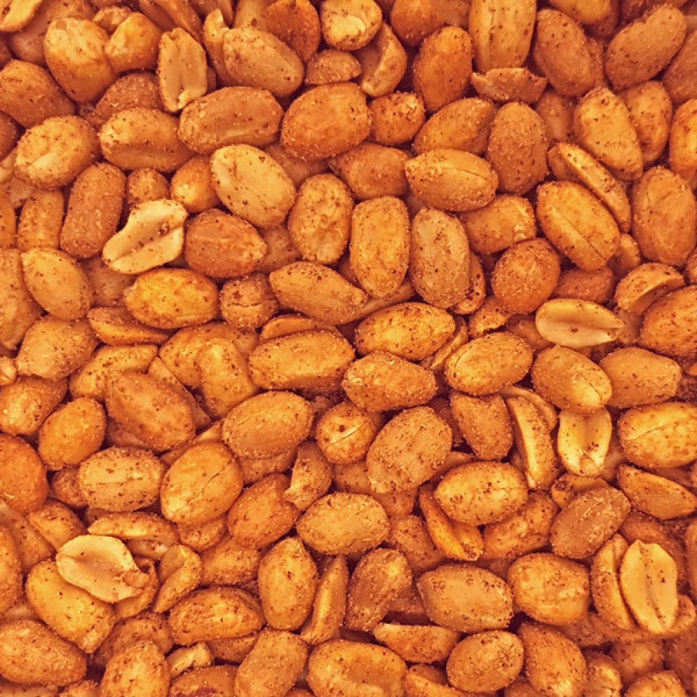 Földimogyoró  pörkölt chilis