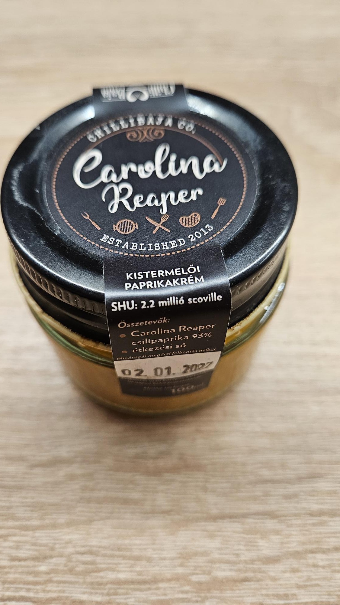 Carolina Reaper paszta 100 ml (ChilliBaja)