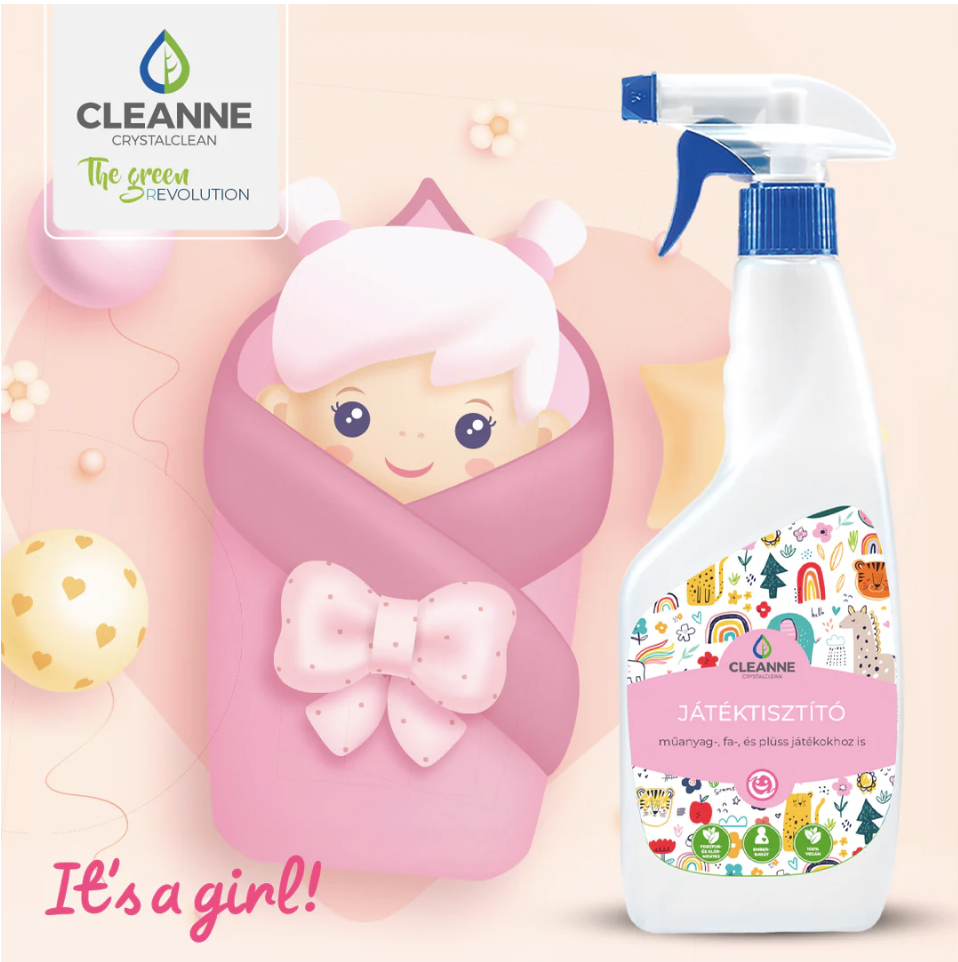 Játéktisztító  - Cleanne 500 ml flakon