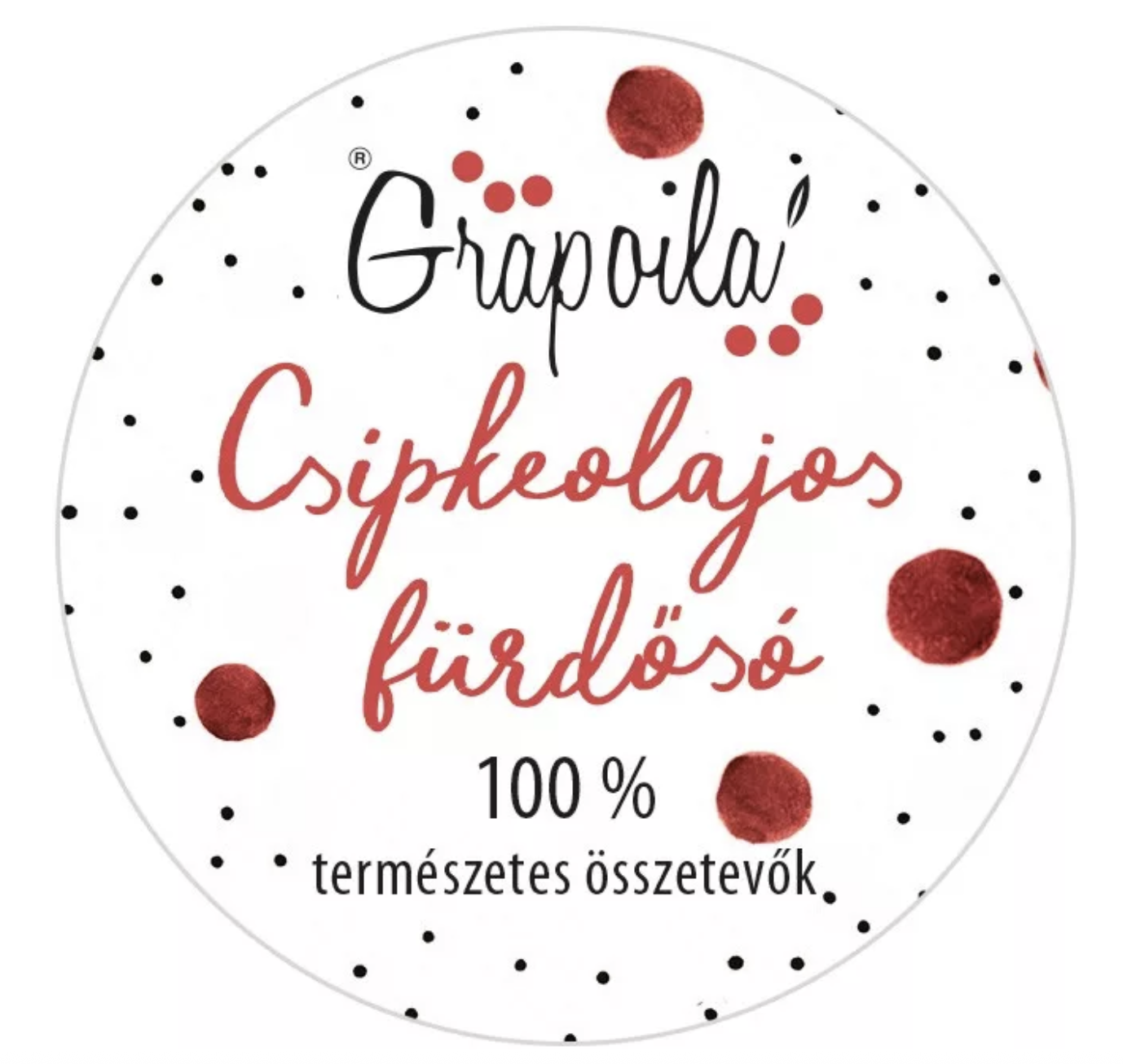 Grapoila csipkés, diós fürdősó 120 g