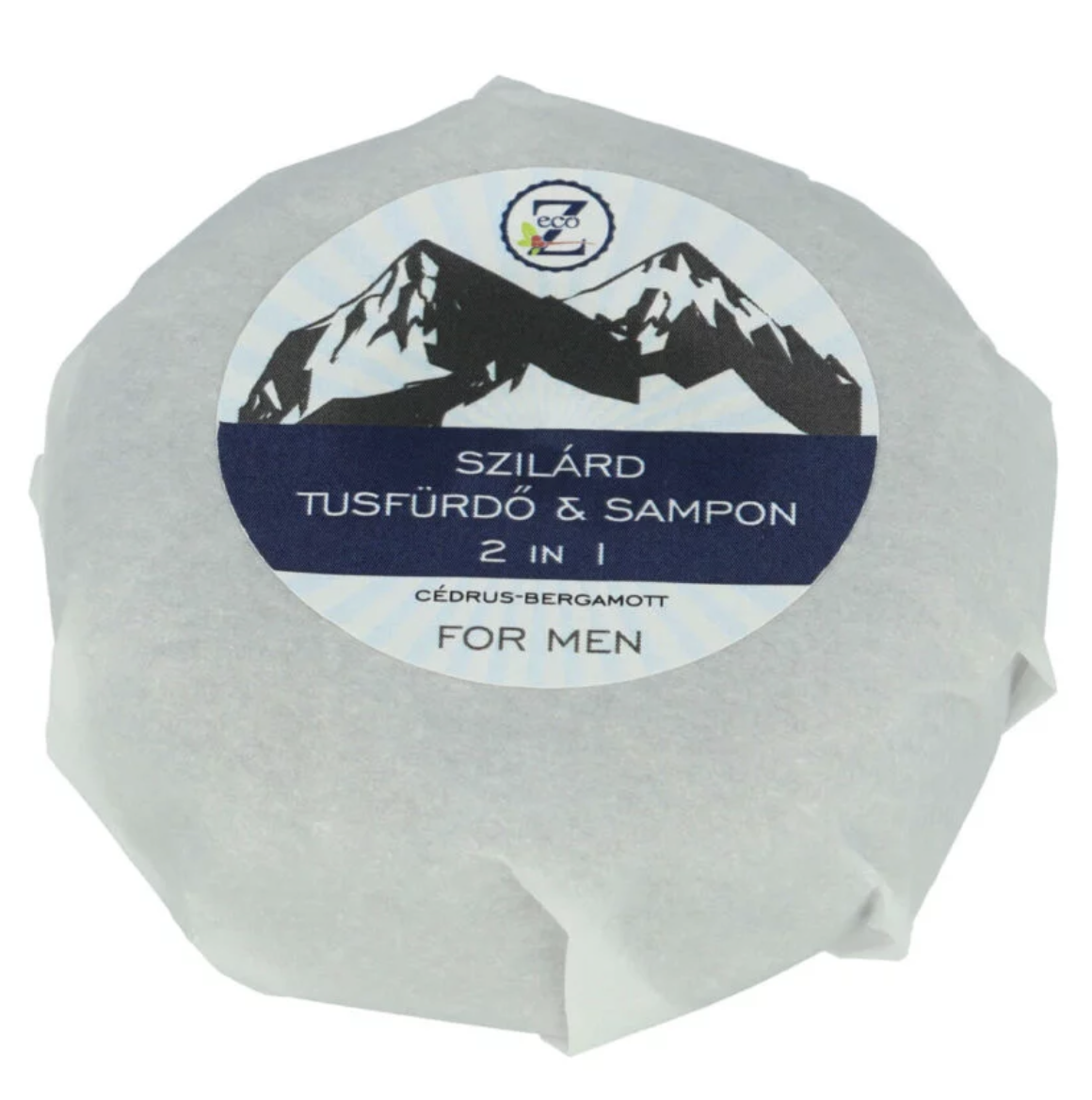 Eco-Z Szilárd 2in1 Tusfürdő- és sampontömb – FOR MEN 85 g