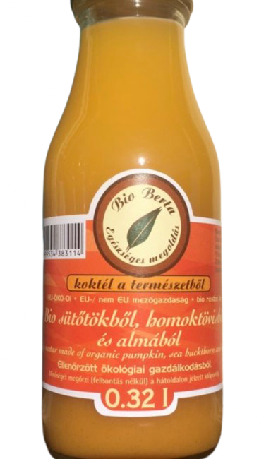sütőtökből homoktövisből almával 320ml (bio) (Bio Berta)
