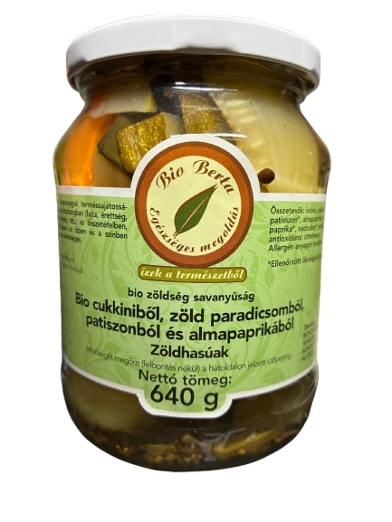 Zöldhasúak savanyúság 720ml (bio) (Bio Berta)