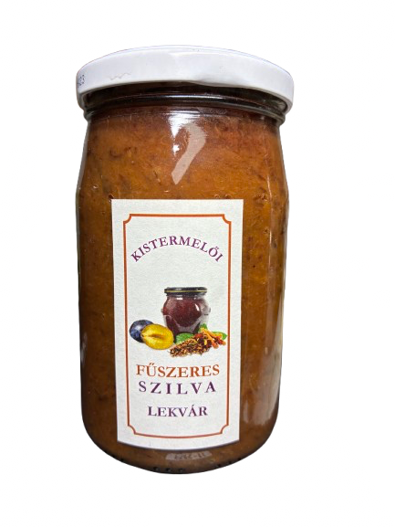 Szilva lekvár 370g (kistermelői, fűszeres)