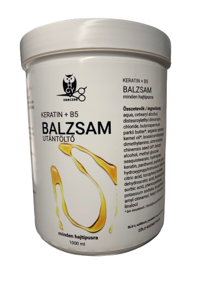 hajbalzsam (keratin + B5) (lédig) (Herczeg)