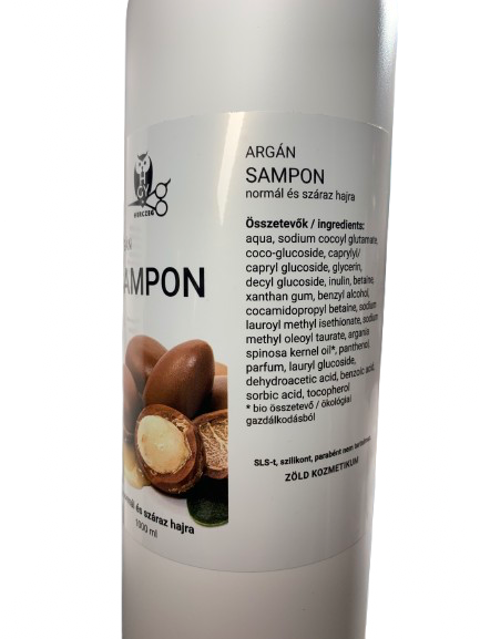 folyékony sampon (argán, normál és száraz hajra) (Herczeg Mandala)