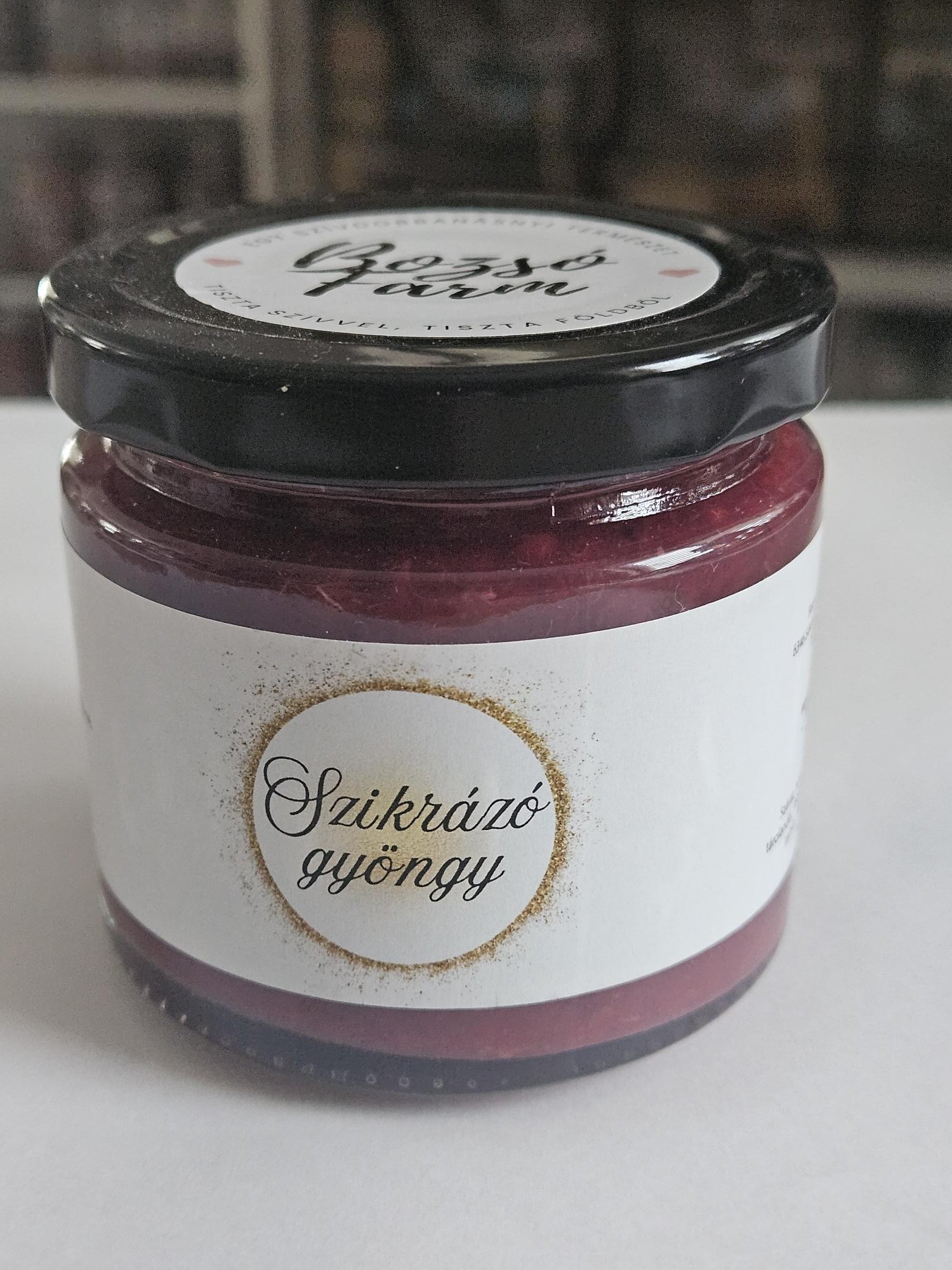 Szikrázó Gyöngy - csípős pirosribizli lekvár 200g (Bozsófarm)