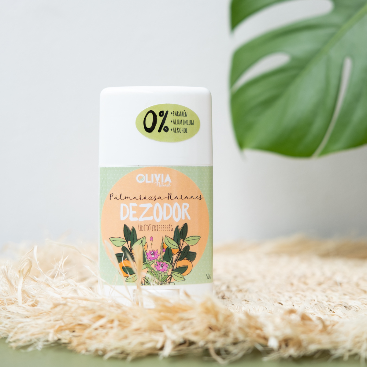Dezodor pálmarózsa-narancs 50g ( Olivia )
