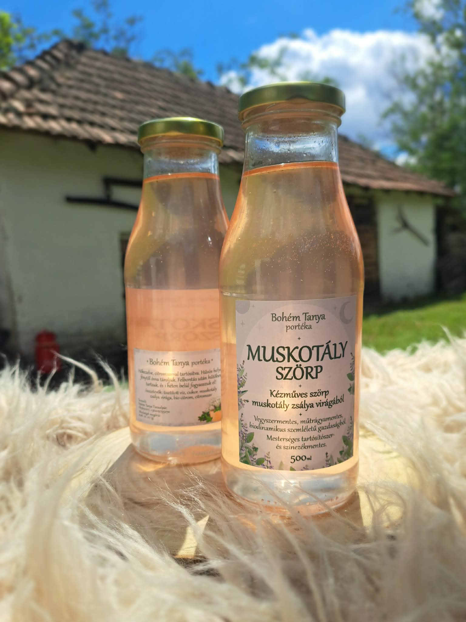 szörp- szörp (muskotály) 500ml (Bohém Tanya)