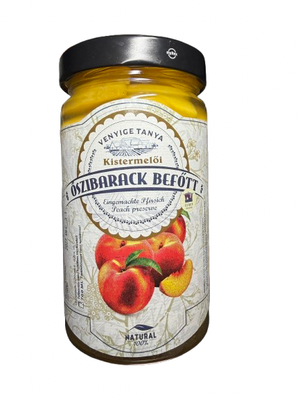Őszibarack befőtt 700ml (Venyige Tanya)
