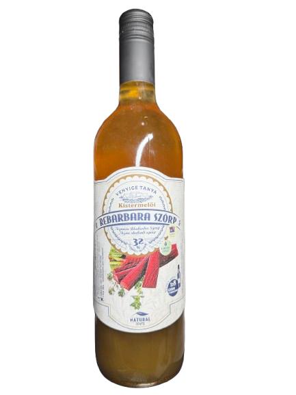 Kakukkfüves rebarbara szörp 750ml (Venyige Tanya)