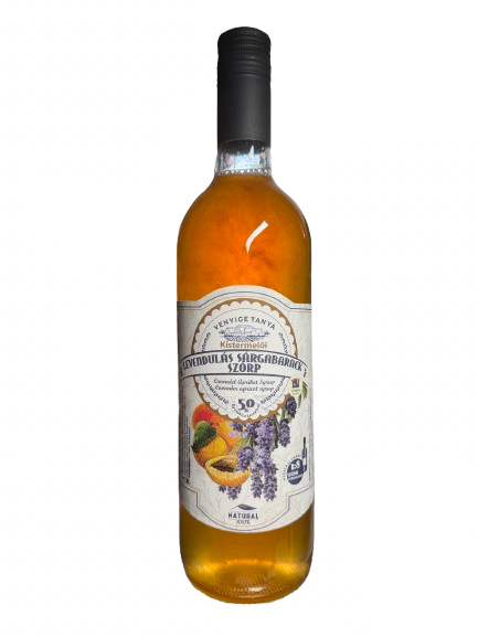 Levendulás sárgabarack szörp 750ml (Venyige Tanya)