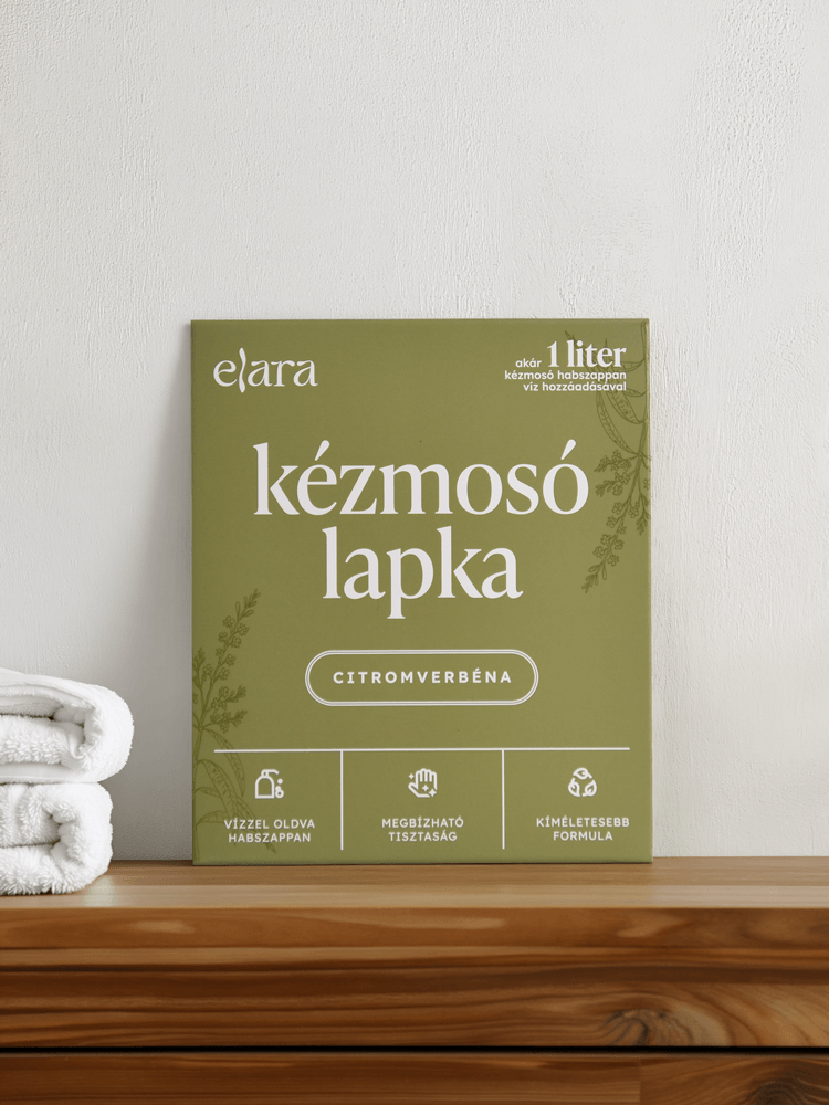 Kézmosó lapka (citrom verbéna) 10lap (Elara)