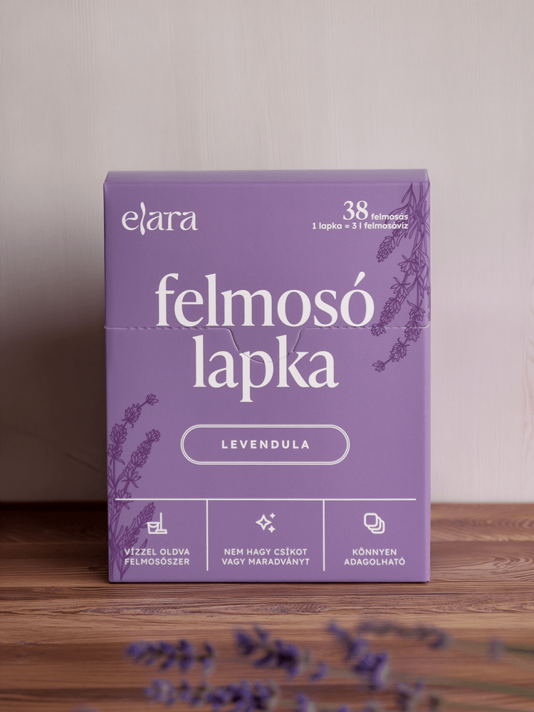 Felmosó lapka (levendula) 38lap (Elara)