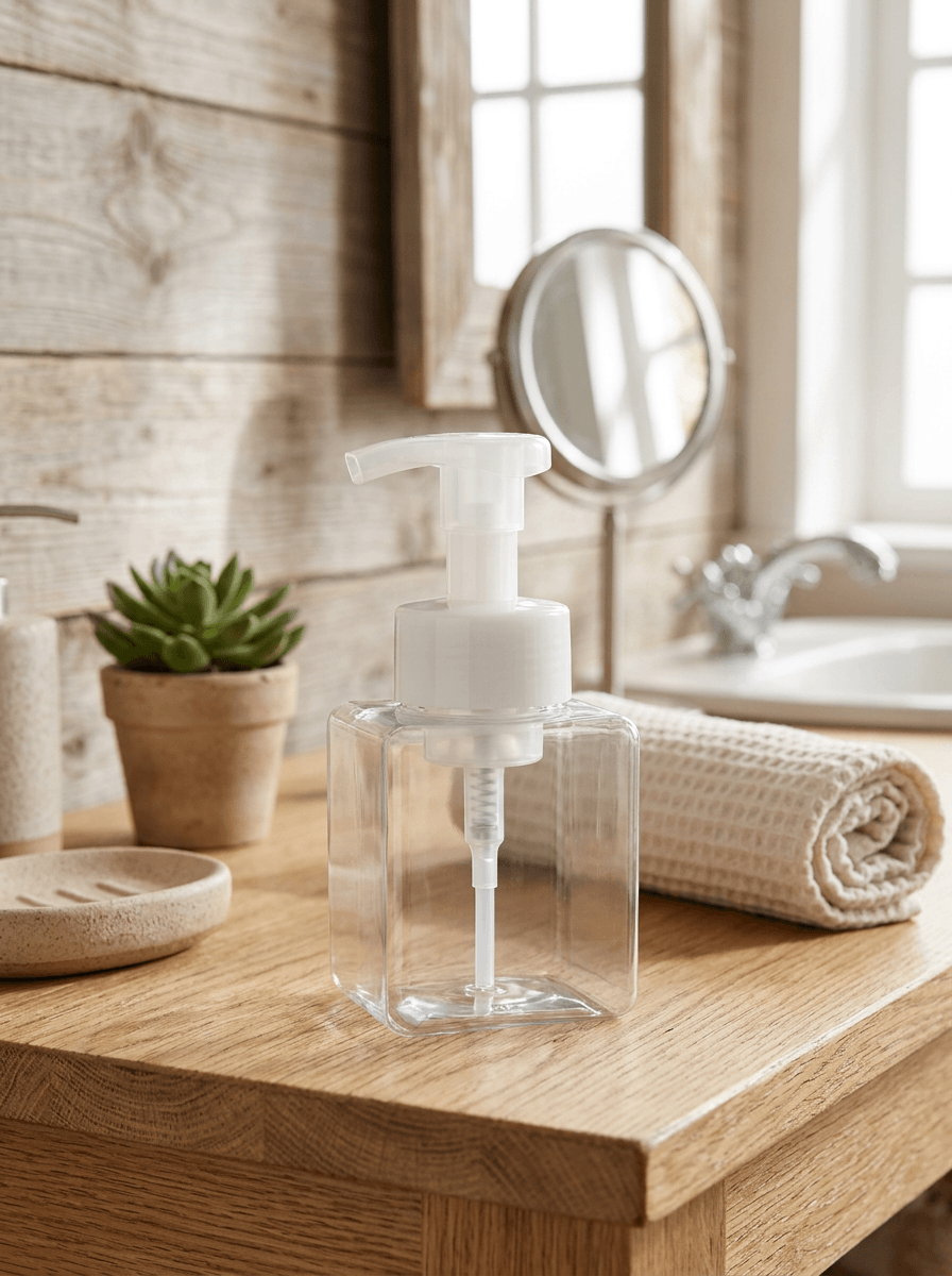 Habszappan adagoló (átlátszó) 250ml (Elara)