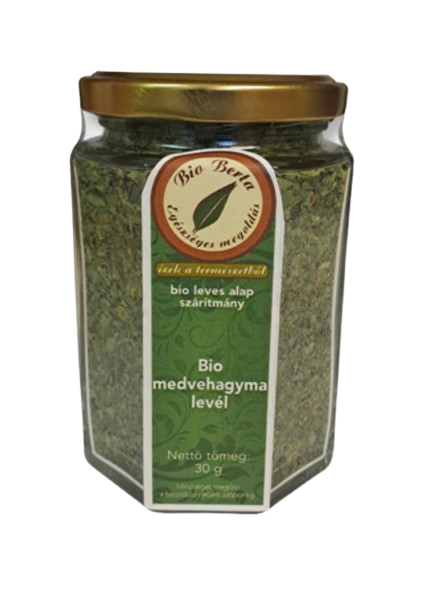 Medvehagyma levél morzsolt (bio)