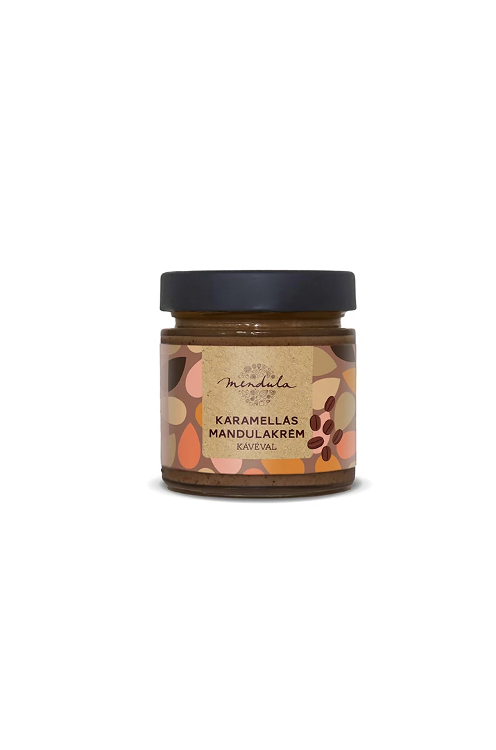 Karamellás mandulakrém kávéval 180 g (Mendula)