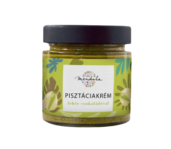 Fehércsokis pisztáciakrém 180g (Mendula)