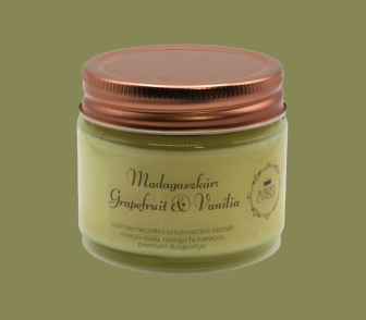 Szójaviasz gyertya(Madagaszkár,Grapefruit&Vanília)(Aurora Candle)