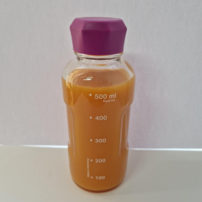 Üvegpalack jénai(500 ml)-lila kupak