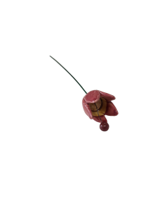 Tulipán fix szárral pici-mályva (CsicsóKerámia)
