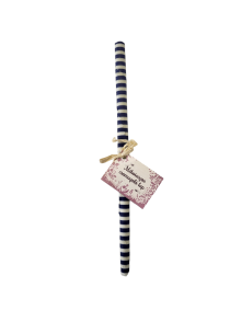 Méhviaszos csomagoló-kék csíkos(kör-30cm)