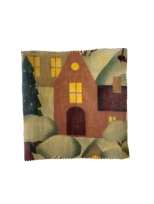 Méhviaszos csomagoló- karácsony 6. (19x19cm)