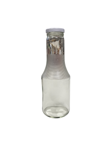 Üveg 500ml tetővel