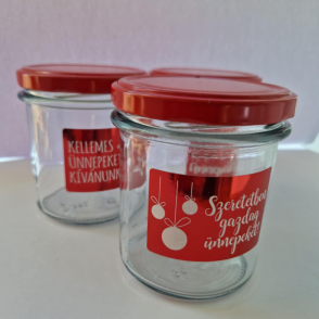 Dekorált üveg-350 ml