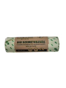 Lebomló, komposztálható PLA bio/öko zsák, 60 x 75 cm (60 l) 10db-os