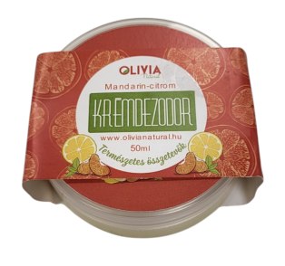 Olivia krémdezodor - mandarin-citrom - 50 ml
