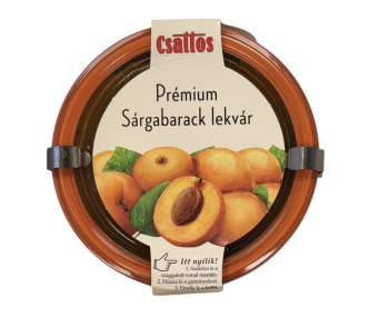 Csattos prémium sárgabarack lekvár 500g