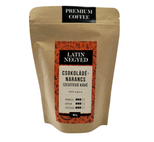 Csokoládés-narancsos ízesítésű kávé 100G(LatinNegyed)
