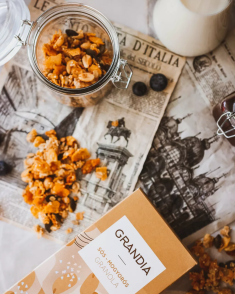 Sós-mogyorós granola (gluténmentes) Grandia