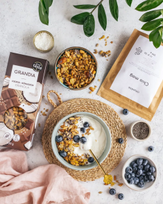 Csokis-kókuszos granola (gluténmentes) Grandia