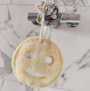 Luffa szivacs fürdéshez smile (Lofco)