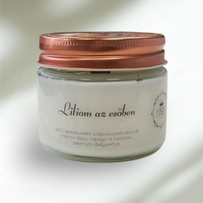 Szójaviasz gyertya(Liliom az esőben)(Aurora Candle)