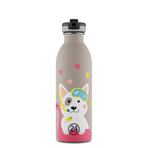 24BOTTLES Kids Urban 500ml rozsdamentes acél kulacs, Lucky Dog