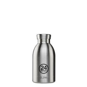 24BOTTLES Clima 330ml rozsdamentes acél termosz, Brushed Steel