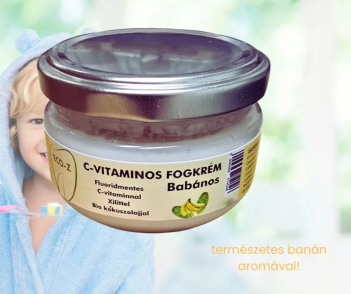 c-vitaminos fogkrém banános 75ml