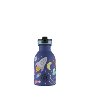 24BOTTLES Kids Urban 250ml rozsdamentes kulacs, Space Friends