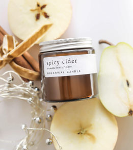 házte- gyertya (szójaviasz) (spicy cider) 100g