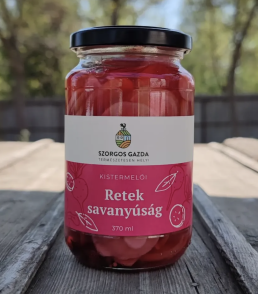 sav- retek savanyúság 370ml (SzorgosGazda)