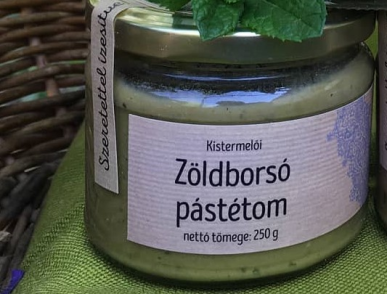 Zöldborsó pástétom 180g (Mislenyi)