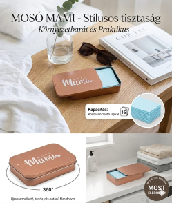 Fém csúszódoboz mosólapokhoz Rose Gold (Mosómami)